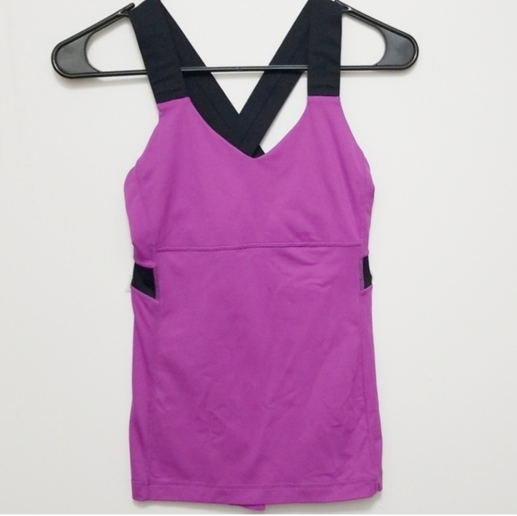 lululemon athletica Tops - Lululemon V-Neck Crisscross Tank Size 6